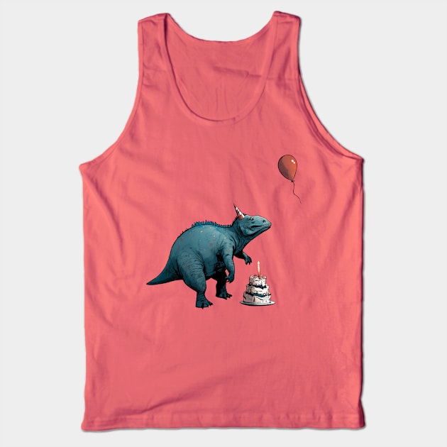 Dino and ball Tank Top by noirshop